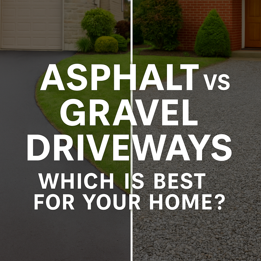 asphalt vs gravel driveways