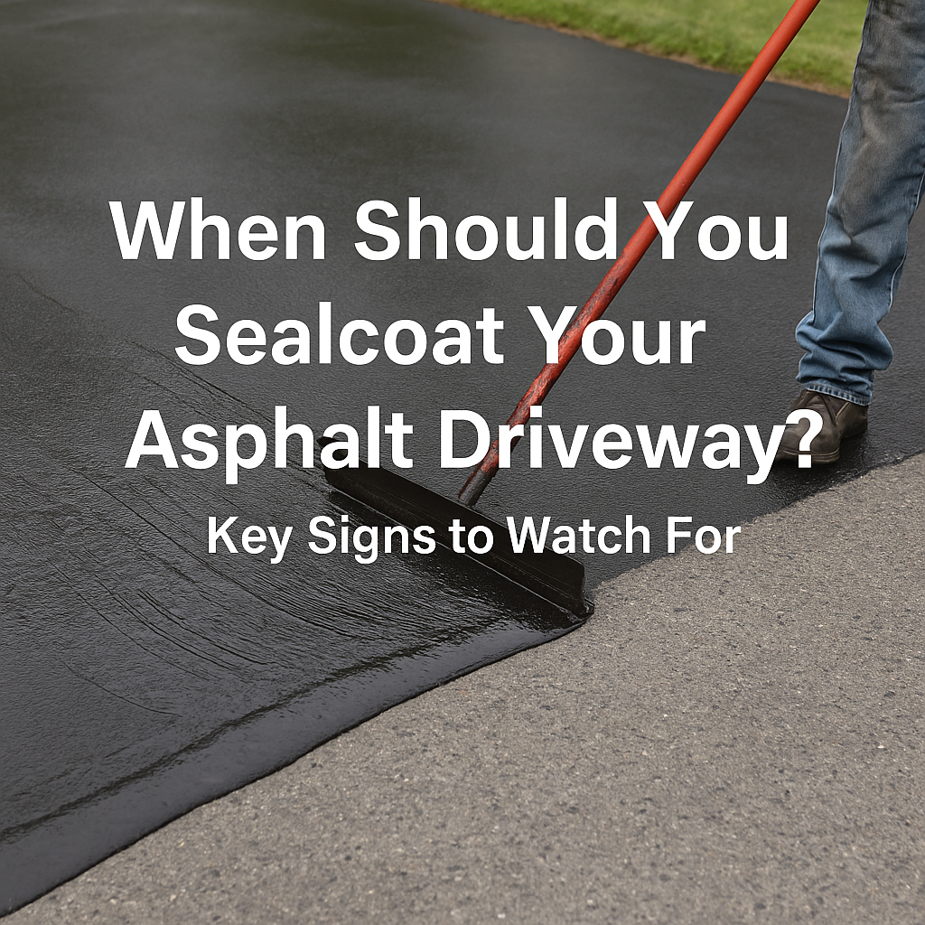When Should You Sealcoat Your Asphalt Driveway Key Signs to Watch For